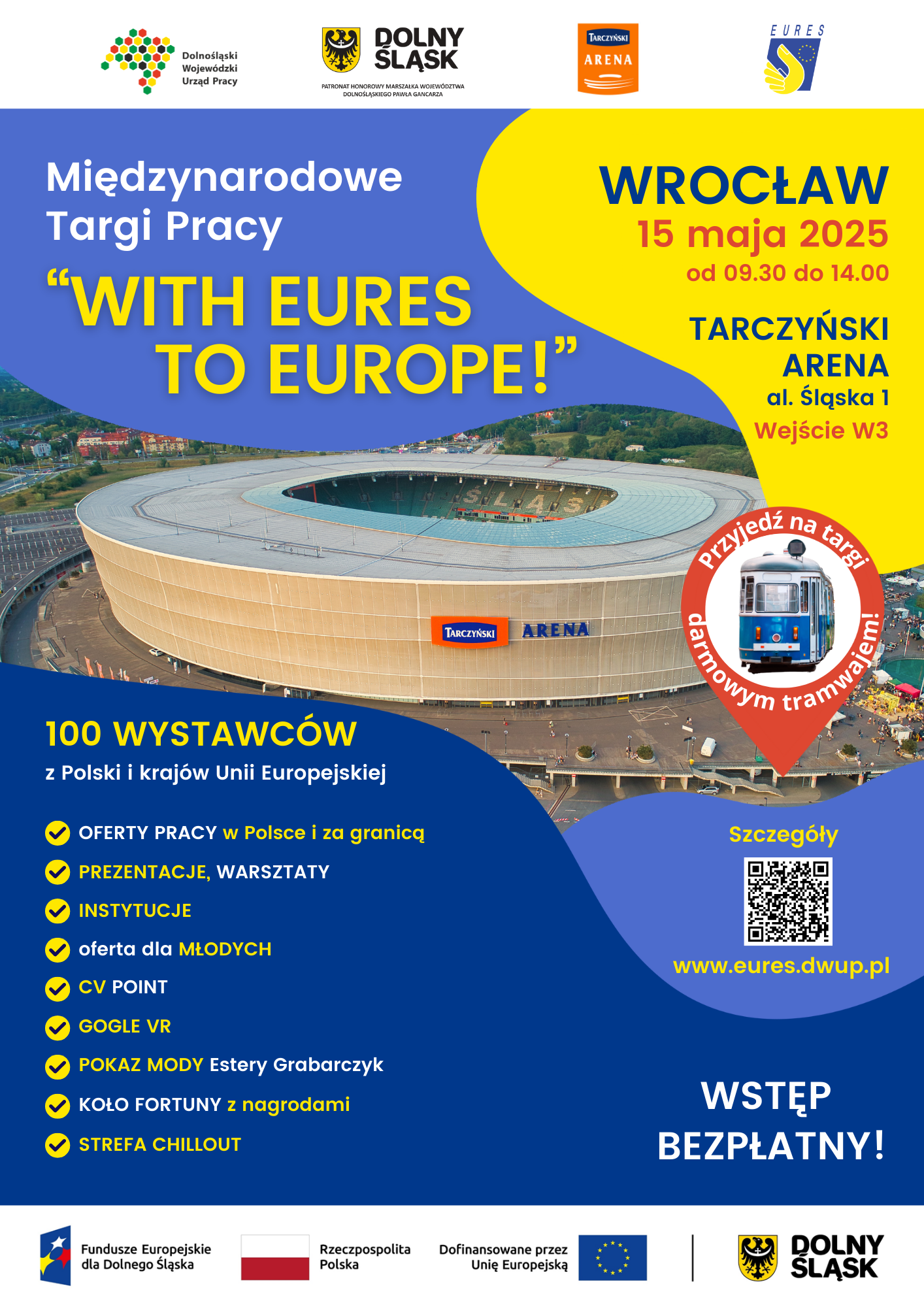 Zdjęcie artykułu Międzynarodowe Targi Pracy "With EURES to Europe!" we Wrocławiu
