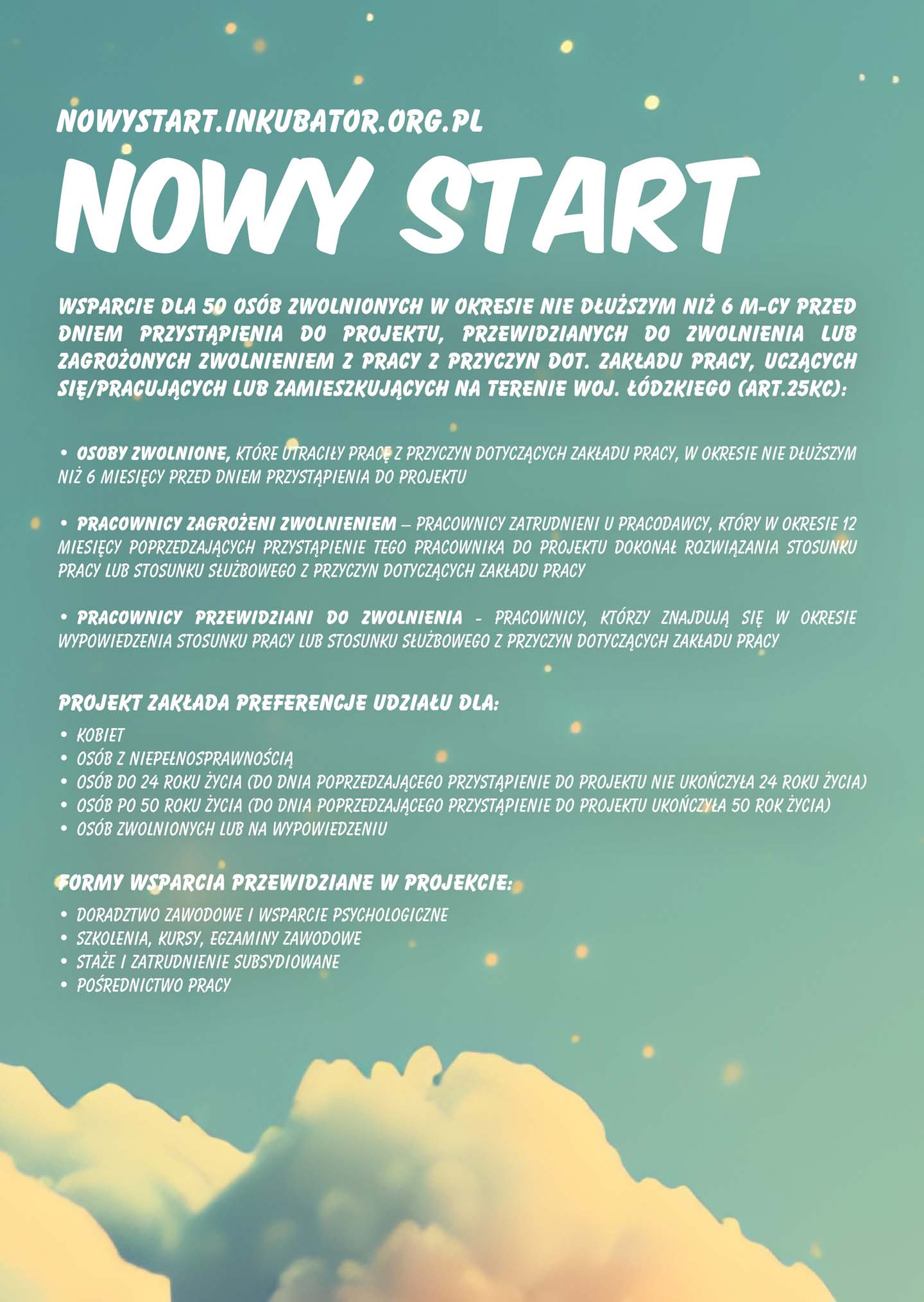 Zdjęcie artykułu Projekt „Nowy start”