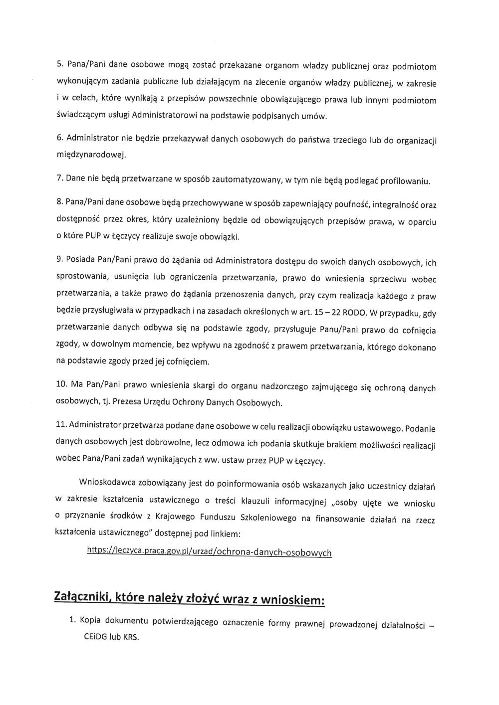 Ogłoszenie o naborze KFS